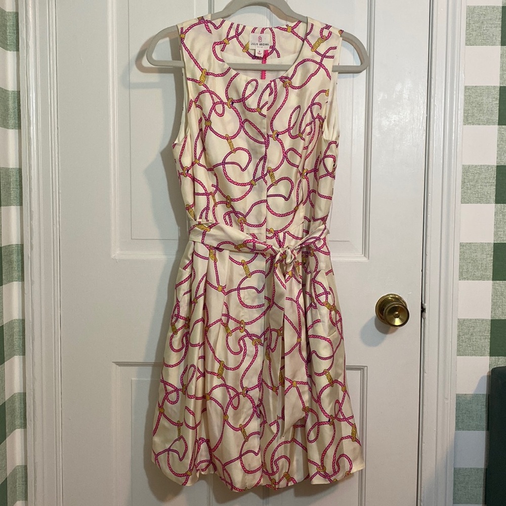 NWT JB by Julie Brown Size 8 Rope Print Mariella Dress